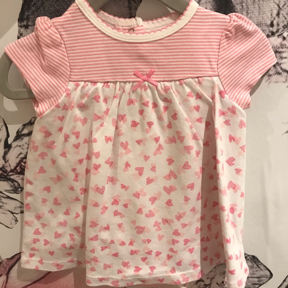 Pink heart dress